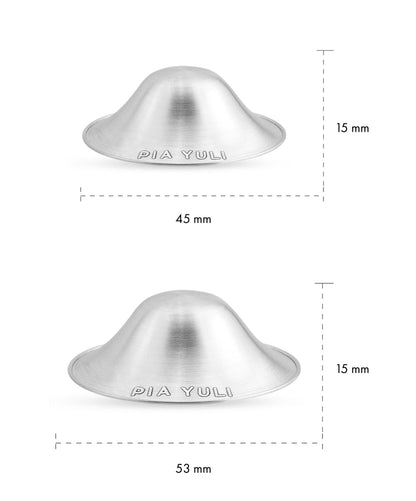 Koruyucu Gümüş Gögüs Ucu Kapakları