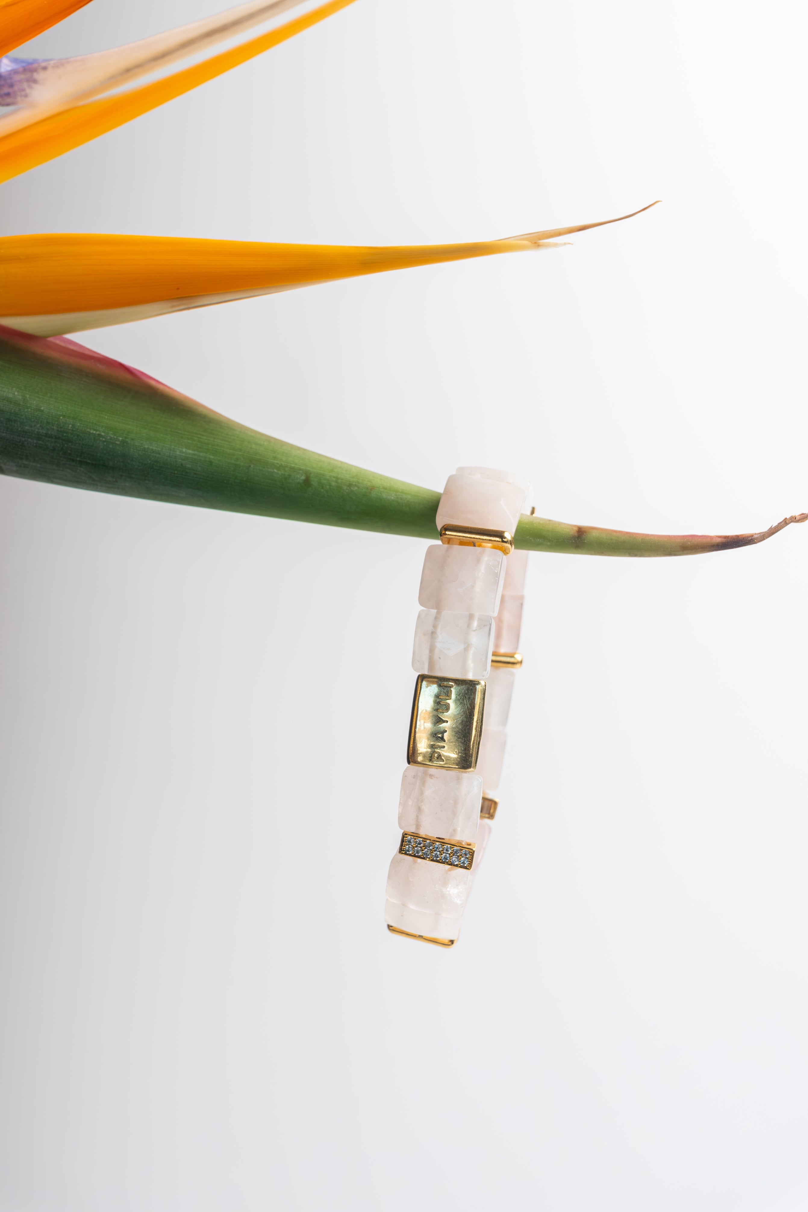 Pembe Kuvars Doğal Taş | Sevgi Bilekliği